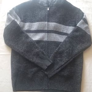 7 Diamonds Men's Zip-Up Fleece Hoodie